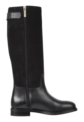 Tommy Hilfiger Кожени ботуши Mixed Texture - Pepit.bg