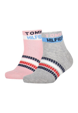 Tommy Hilfiger Къси чорапи с лого - 2 чифта - Pepit.bg