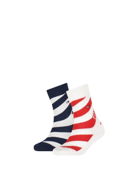 Tommy Hilfiger Раирани чорапи - 2 чифта - Pepit.bg