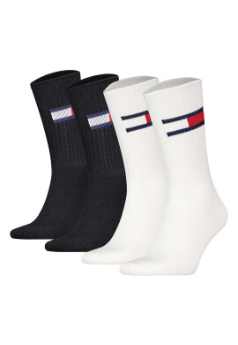 Tommy Hilfiger Унисекс дълги чорапи с лого - 4 чифта - Pepit.bg