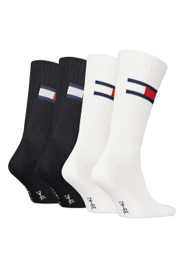 Tommy Hilfiger Унисекс дълги чорапи с лого - 4 чифта - Pepit.bg