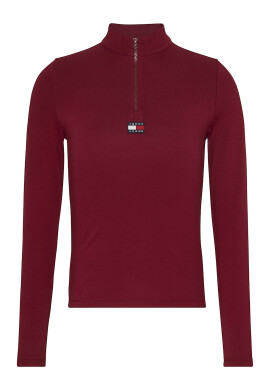 Tommy Jeans Блуза с къс цип - Pepit.bg