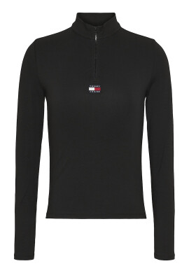 Tommy Jeans Блуза с къс цип - Pepit.bg