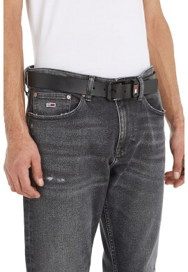 Tommy Jeans Кожен колан Roller с лого - Pepit.bg