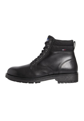 Tommy Jeans Кожени боти с текстил - Pepit.bg