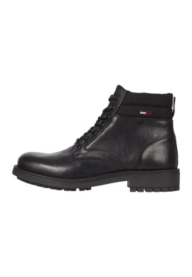 Tommy Jeans Кожени боти с текстил - Pepit.bg