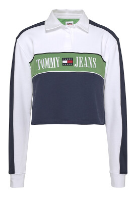 Tommy Jeans Къса блуза с лого - Pepit.bg