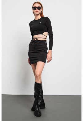 Tommy Jeans Къса пола с лого - Pepit.bg