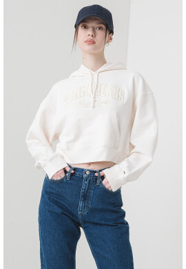 Tommy Jeans Късо худи с бродирано лого - Pepit.bg