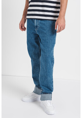 Tommy Jeans Прави дънки Ryan - Кралско Синьо - Pepit.bg