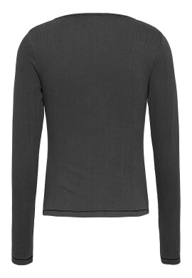 Tommy Jeans Слим блуза с рипс - Pepit.bg