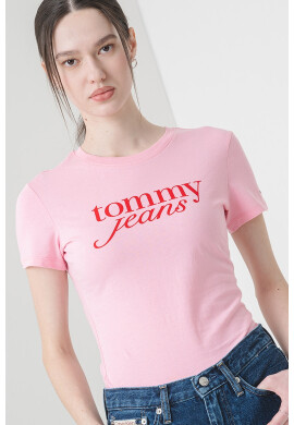 Tommy Jeans Слим тениска с лого - Pepit.bg