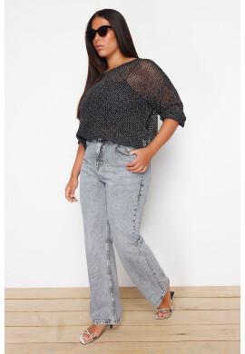 Trendyol Дънки Plus Size деграде - Pepit.bg
