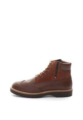 Trussardi Ботуши Brogue с велур - Pepit.bg