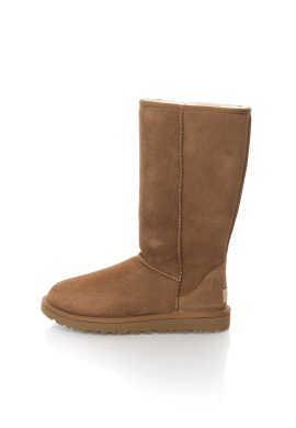 UGG Australia - Класически високи велурени ботуши до средата на прасеца - кафяво - Pepit.bg
