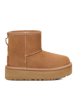 UGG Велурени боти Classic Mini - Pepit.bg