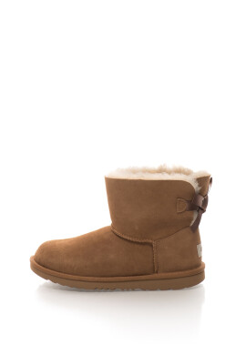 UGG Велурени боти Mini Bailey без връзки - Канелено кафяво - Pepit.bg