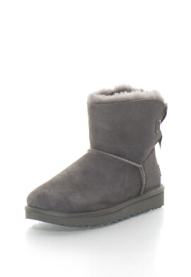 UGG Велурени боти Mini Bailey Bow II - Pepit.bg