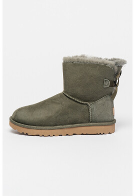 UGG Велурени боти Mini Bailey Bow II - Pepit.bg