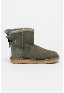 UGG Велурени боти Mini Bailey Bow II - Pepit.bg