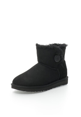 UGG Велурени боти Mini Bailey Button II - Pepit.bg