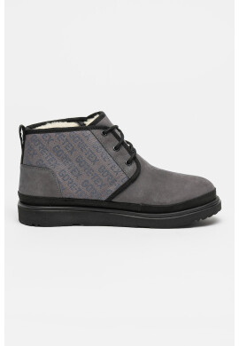 UGG Велурени боти Neumel с лого - Pepit.bg