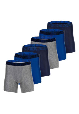 Under Armour Боксерки с лого - 6 чифта - Сив/Син - Pepit.bg
