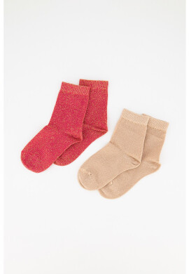 United Colors of Benetton Underwear Чорапи с брокат - 2 чифта - Pepit.bg