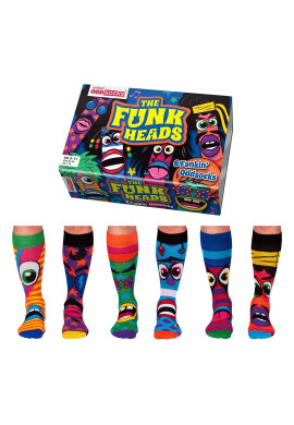 United OddSocks Дълги чорапи с шарка - 6 чифта - Pepit.bg