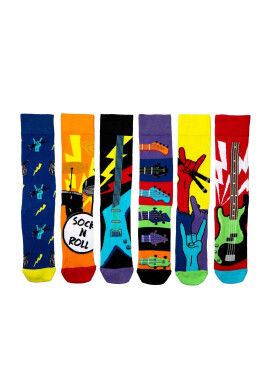 United OddSocks Дълги чорапи с шарка - 6 чифта - Pepit.bg