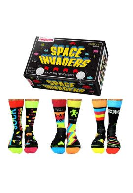 United OddSocks Дълги чорапи с шарка - 6 чифта - Pepit.bg