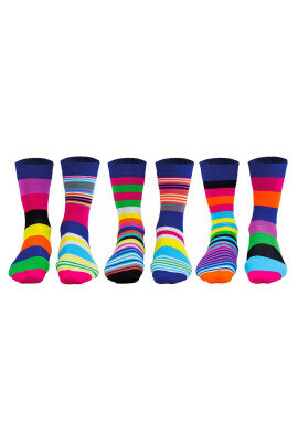 United OddSocks Дълги чорапи с шарка - 6 чифта - Pepit.bg