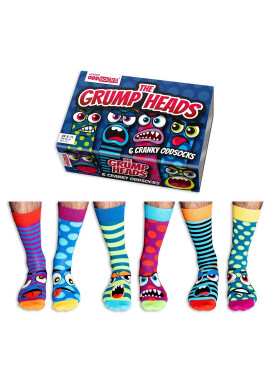 United OddSocks Дълги чорапи с шарка - 6 чифта - Pepit.bg