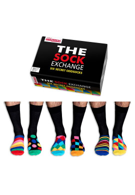 United OddSocks Дълги чорапи с шарка - 6 чифта - Pepit.bg