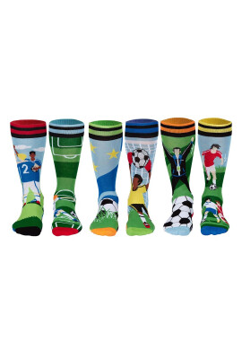 United OddSocks Дълги чорапи с шарка - 6 чифта - Pepit.bg
