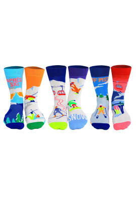 United OddSocks Дълги чорапи с шарка - 6 чифта - Pepit.bg