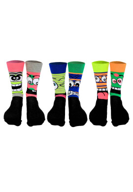 United OddSocks Дълги чорапи с шарка - 6 чифта - Pepit.bg