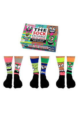 United OddSocks Дълги чорапи с шарка - 6 чифта - Pepit.bg