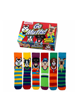 United OddSocks Дълги чорапи с шарка - 6 чифта - Pepit.bg