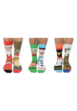 United OddSocks Дълги чорапи с шарка - 6 чифта - Pepit.bg