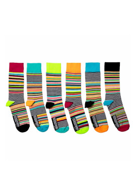 United OddSocks Дълги чорапи с шарка - 6 чифта - Pepit.bg