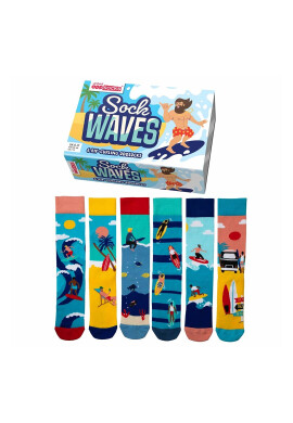 United OddSocks Дълги чорапи с шарка - 6 чифта - Pepit.bg