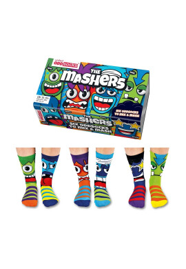 United OddSocks Дълги чорапи с щампа - 3 чифта - Pepit.bg