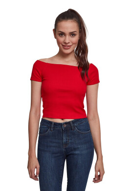 Urban Classics Къс рипсен топ - Pepit.bg
