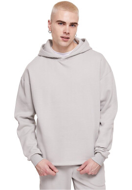Urban Classics Памучно худи - Светло сив - Pepit.bg