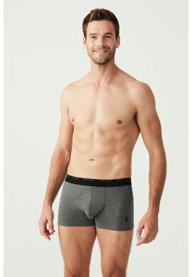 US Polo Assn Боксерки - 3 чифта - Черен/Сив меланж - Pepit.bg