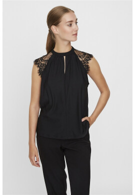 Vero Moda Блуза с дантела - Pepit.bg