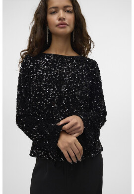 Vero Moda Блуза с пайети - Pepit.bg