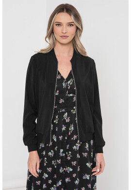 Vero Moda Бомбър яке с цип - Черен - Pepit.bg