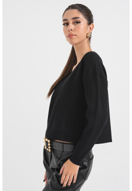 Vero Moda Къс пуловер с шпиц - Pepit.bg